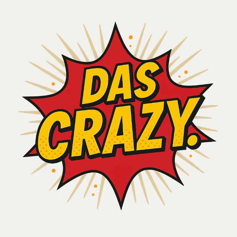 Comic Explosion Text Design