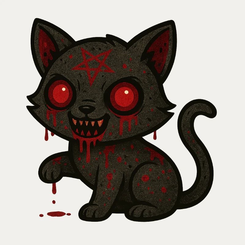 Chat Sombre Occulte