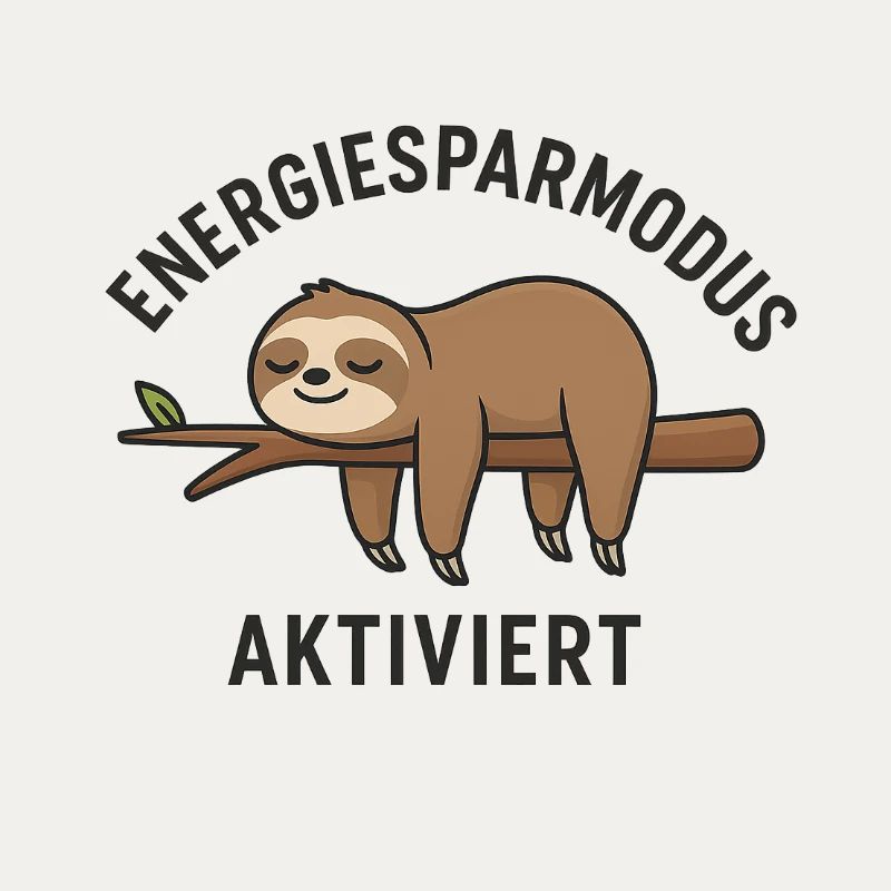 Energy Saving Slack Sloth Design
