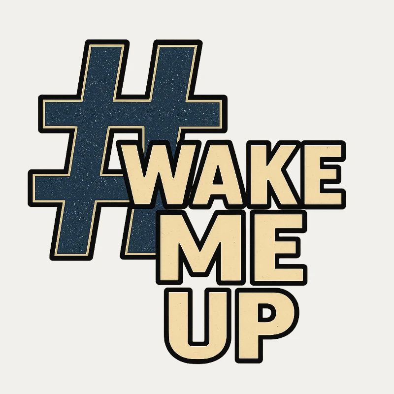 Graphique du hashtag Wake Me Up