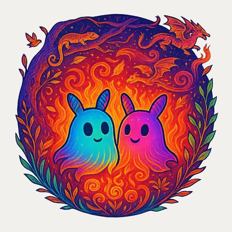 Neon Monster in Liebe