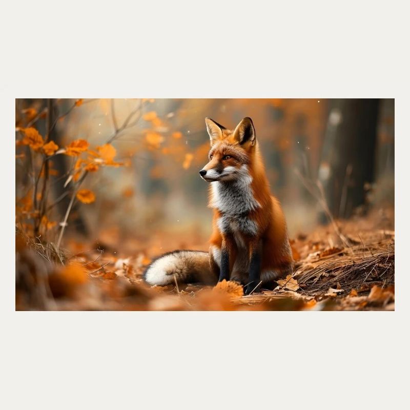 Fuchs im Herbst