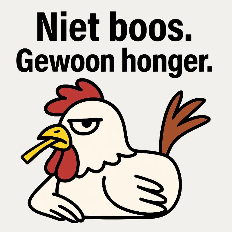 Werde nicht wütend. Nur Hunger.
