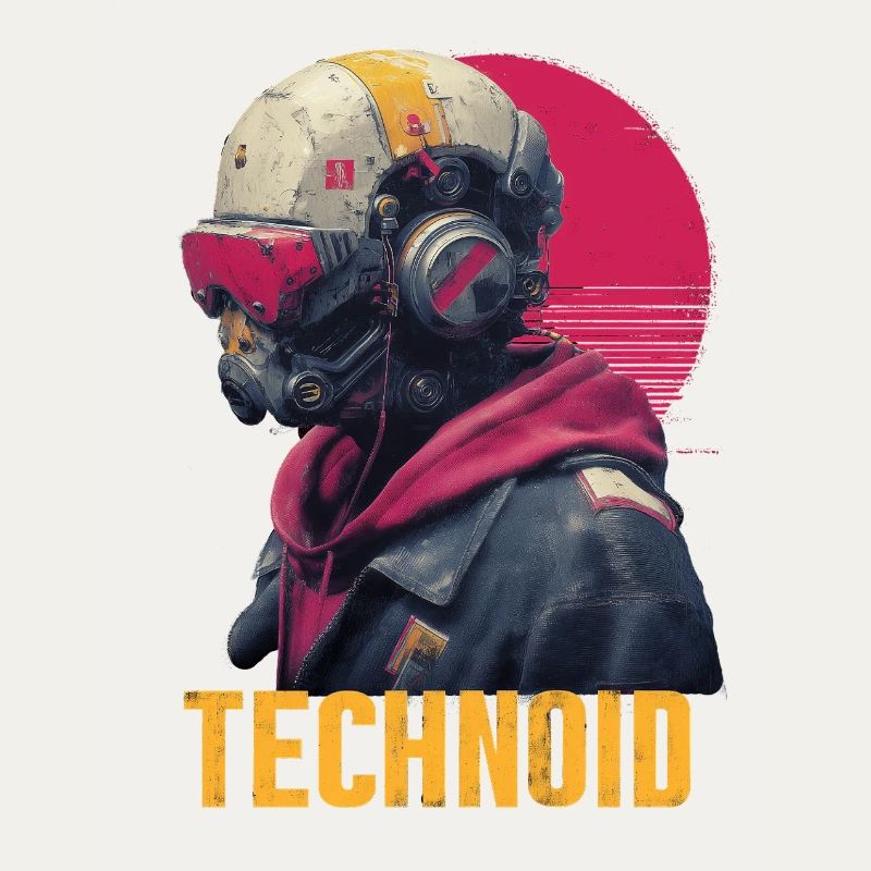 Casque Néon Technoïde