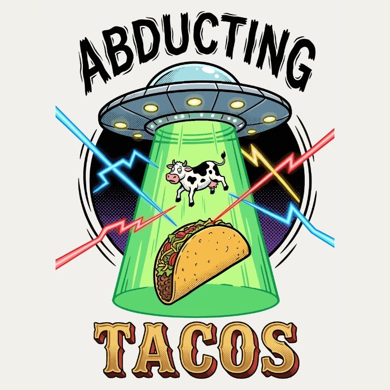 Abducting Tacos Alien