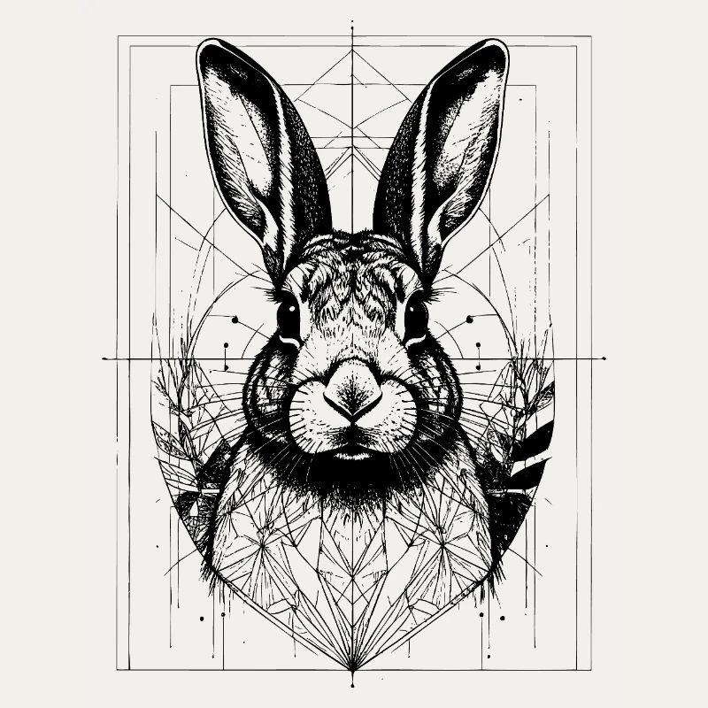 Rabbit in Geometric Frame