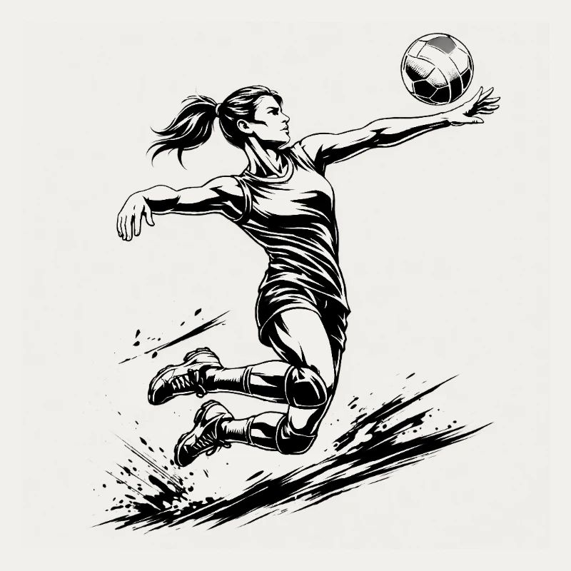 Volleyball Power – Dynamic Player