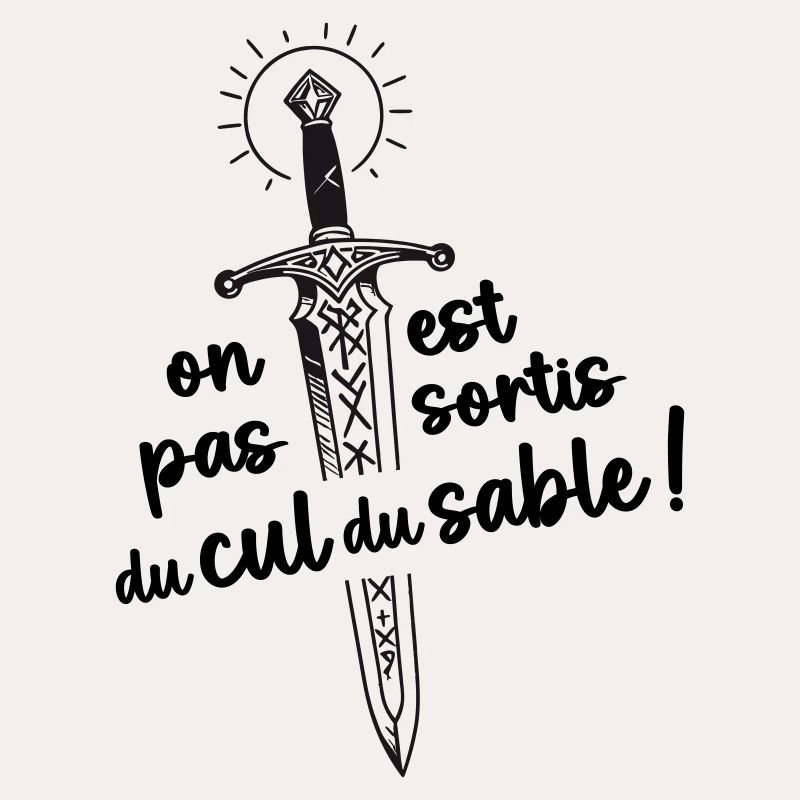 On est pas sortis du cul du sable !