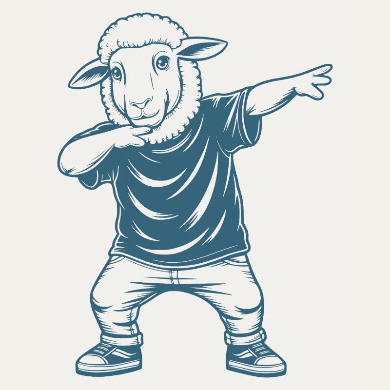 Schaf dabbing