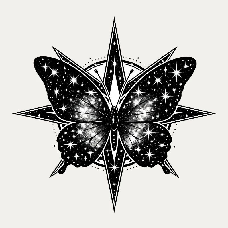 Cosmic Butterfly Compass