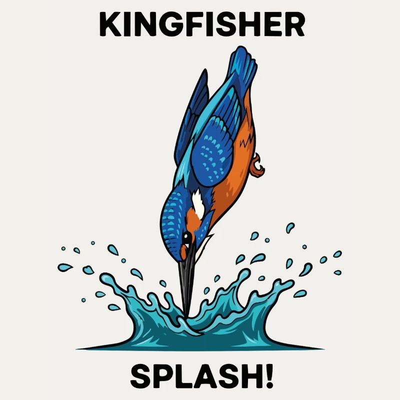Kingfisher Splash Kingfisher River