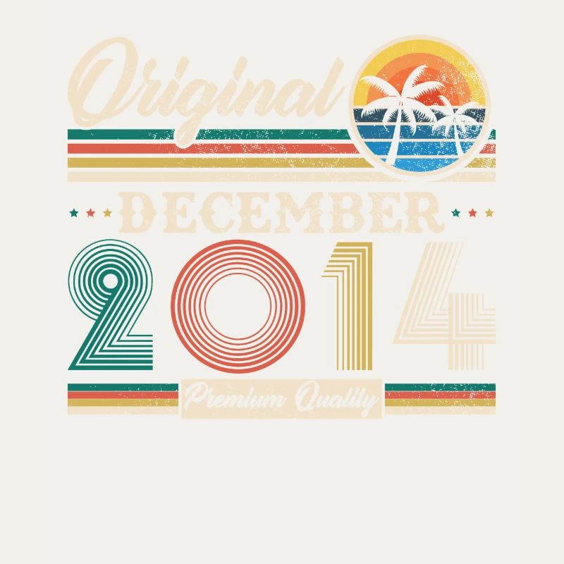 Dezember 2014 Vintage Retro Geburtstagsgeschenk