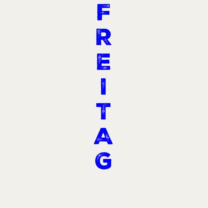 Friday - blue