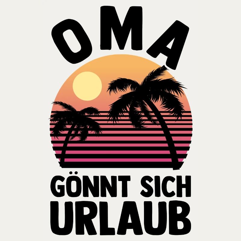 Urlaub Urlauberin Großmutter Oma