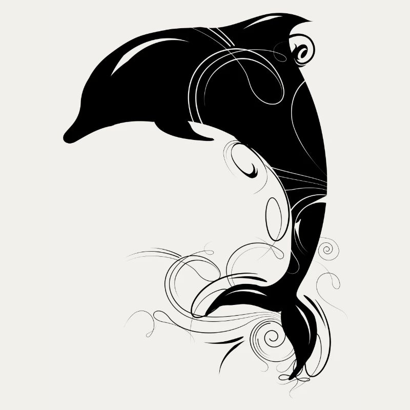 springender Delfin