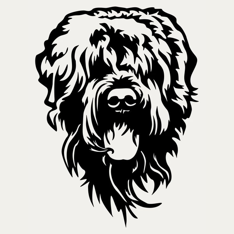 Russischer Terrier Kopf