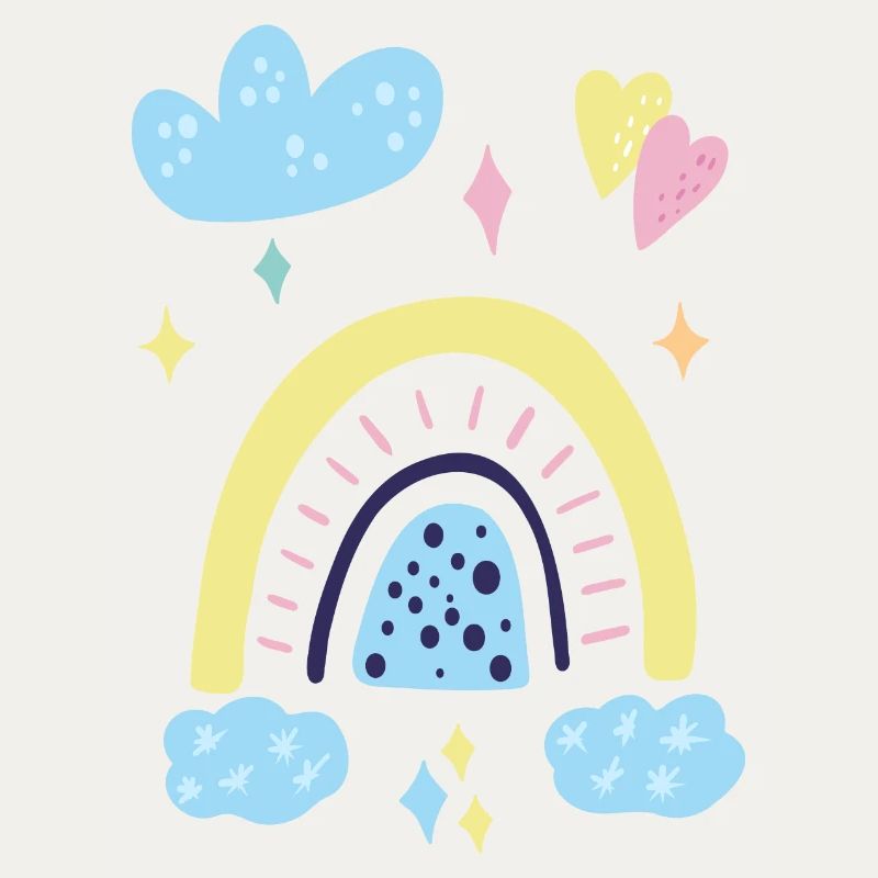 Pastel Rainbow Dreamscape