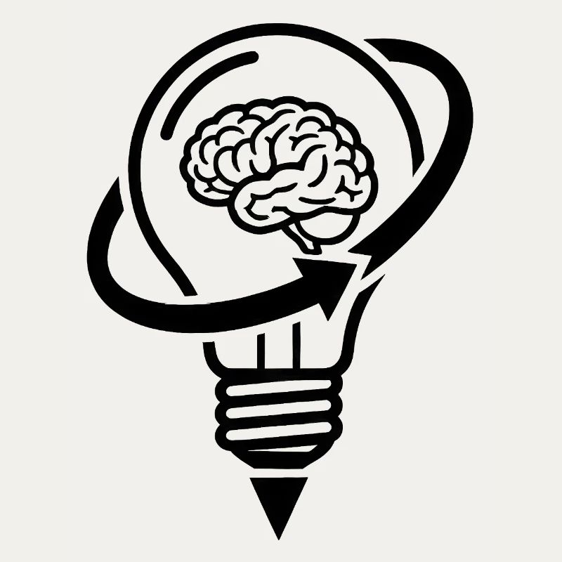 The brain and the lamp – a creative idea