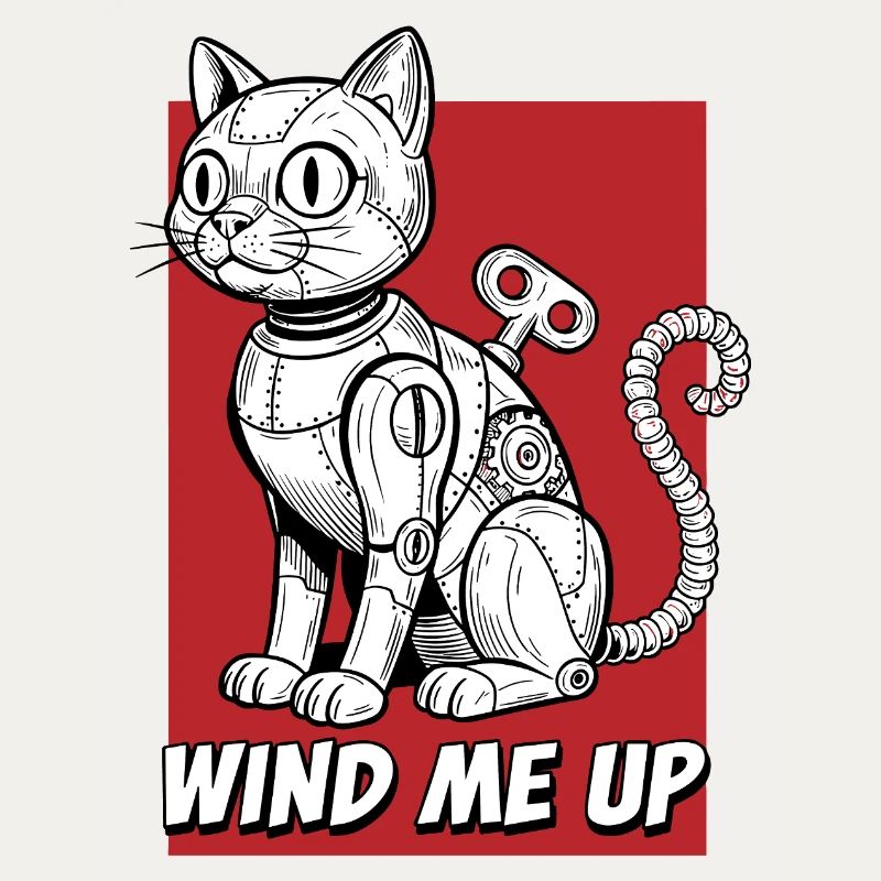 Wind Me Up Cat Robot