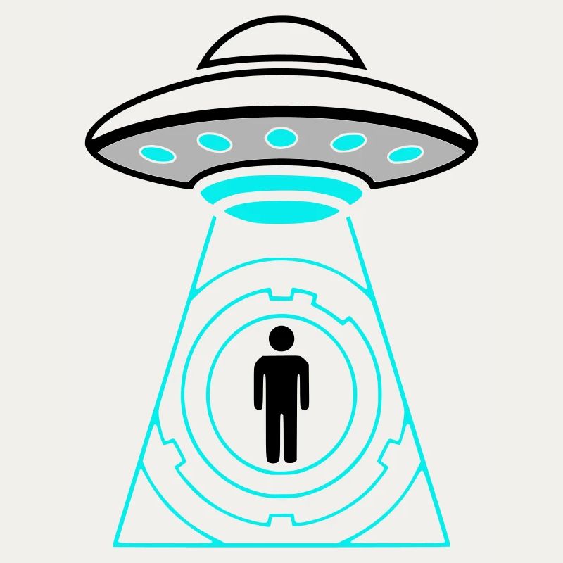 UFO Abduction Beam Me Up Vector