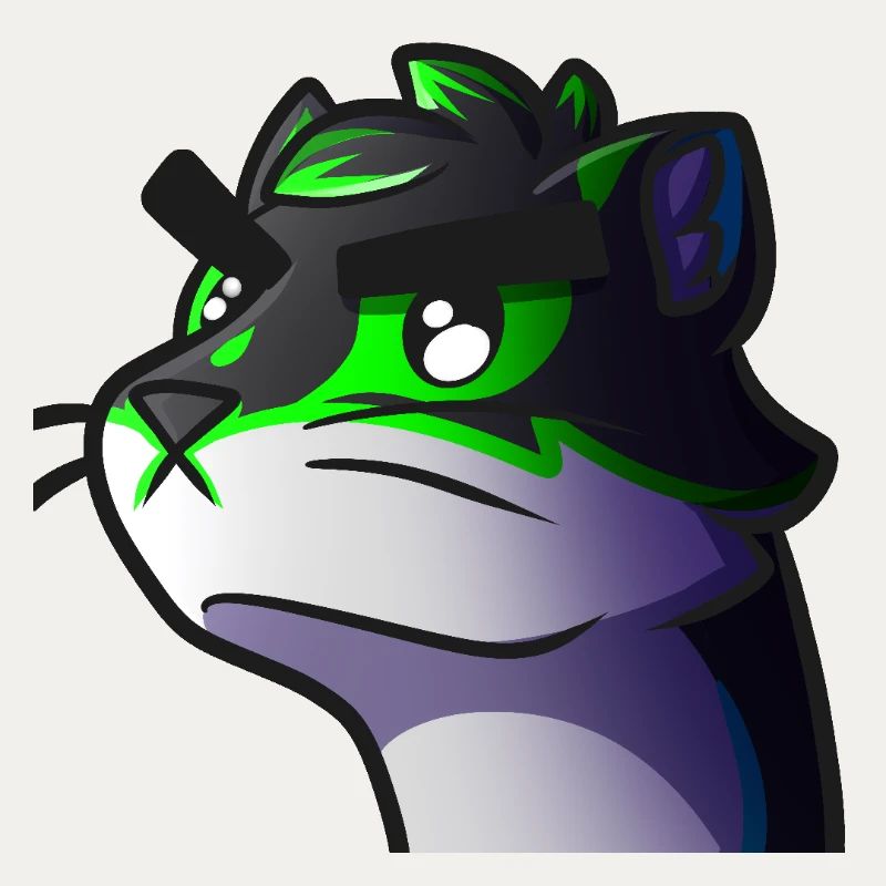 Wolf Neon Graphic