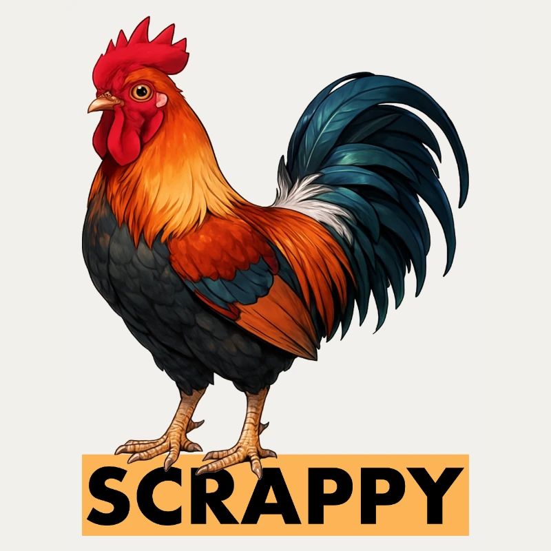 Communauté de jeu drôle de Scrappy Rooster Speranza