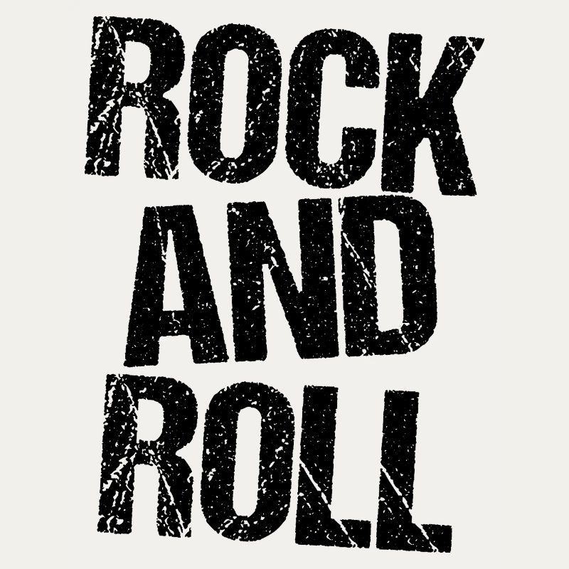 Conception typographique en dégradation rock and roll