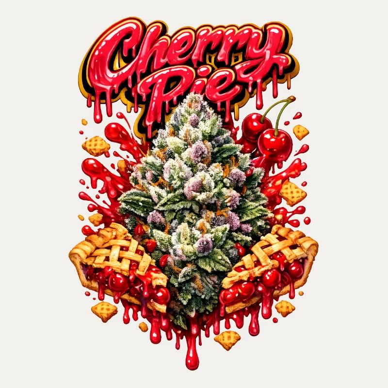 Cherry Pie Graffiti Print