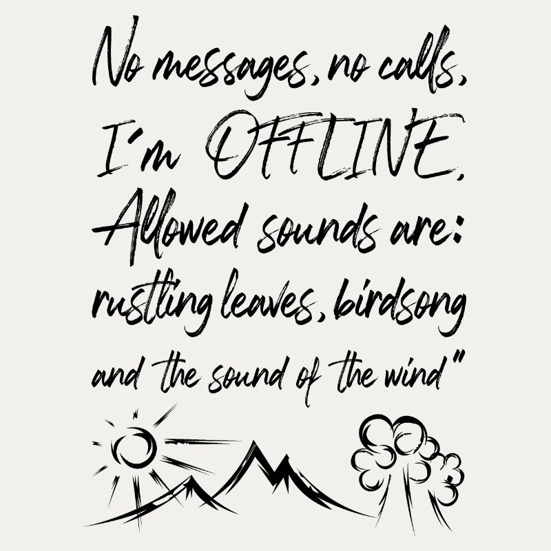 Offline Nature Graffiti Time Out Forest Tree Mountain Logo