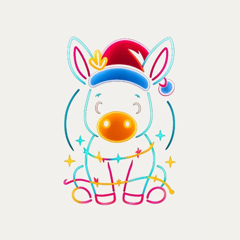Donkey Elf Christmas Funny Gift