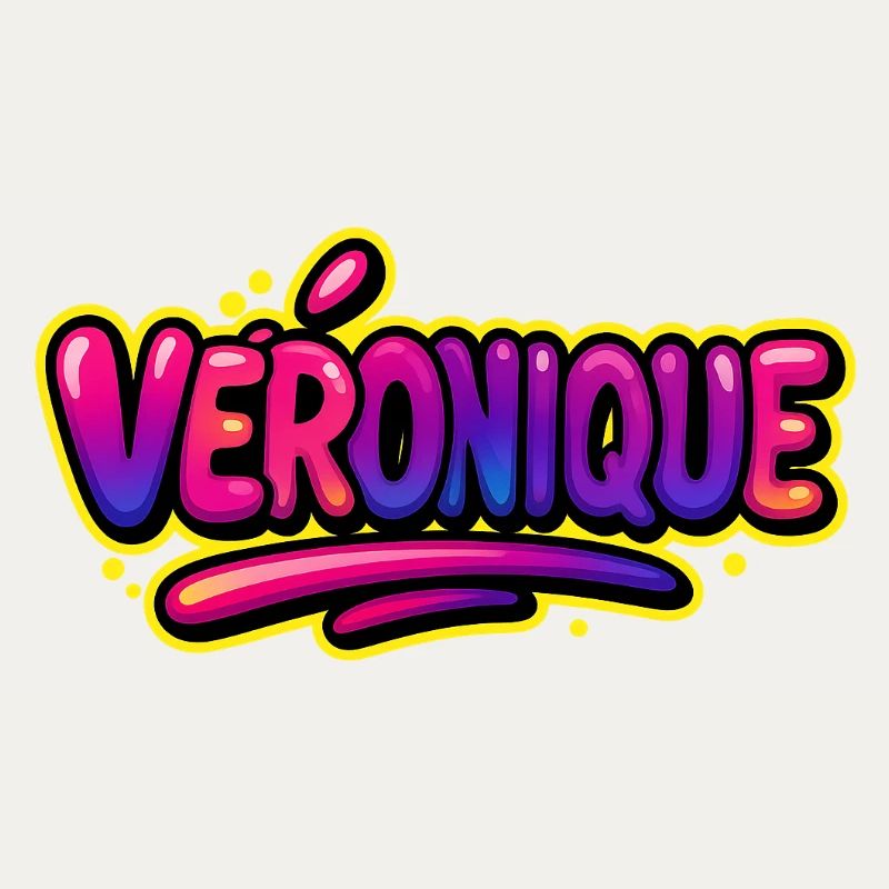 Graffiti Name Véronique printable on everything!