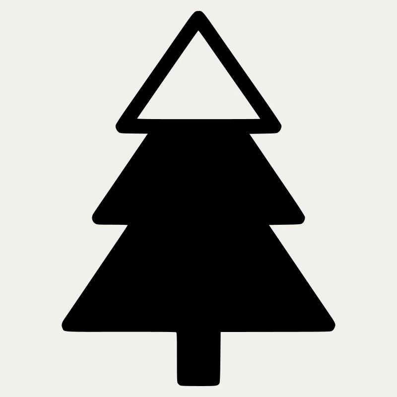 Fir Tree Forest Silhouette