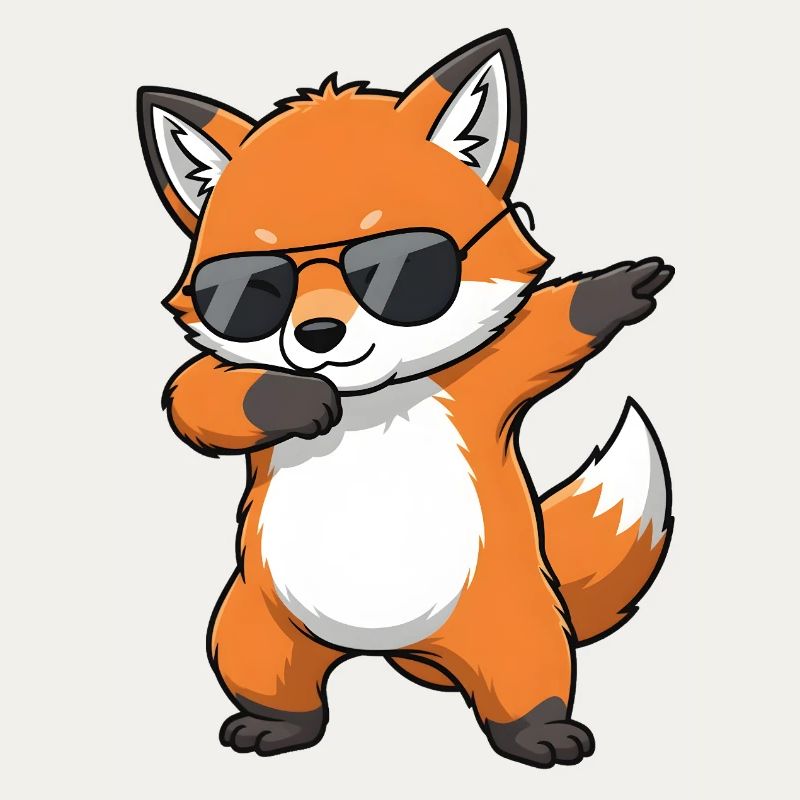 Dabbing Fuchs