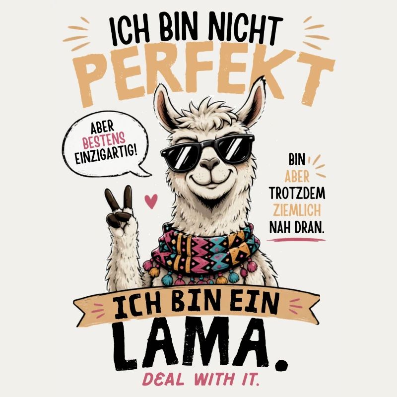 Perfekt: Einzigartige Llama-Style Illustration