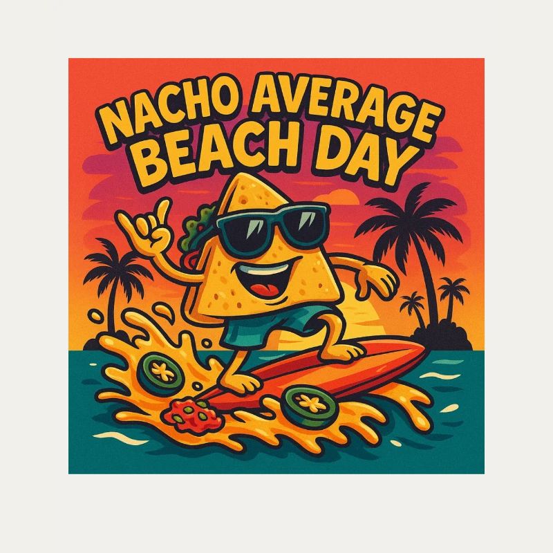 Nacho Average Beach Day Design