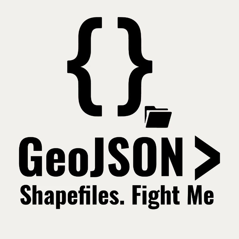 GeoJSON Shapefiles GIS Data Format Debate