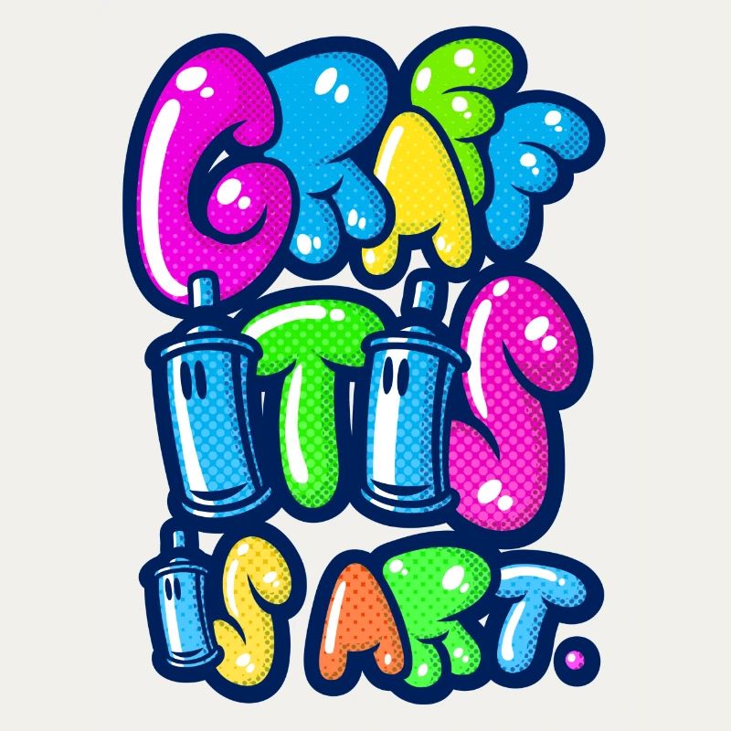 Graffitis Kunst multi