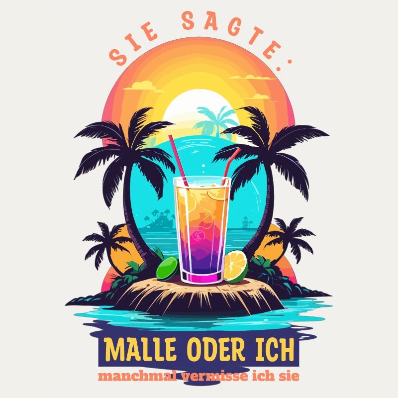 Sie sagte. Malle oder ich