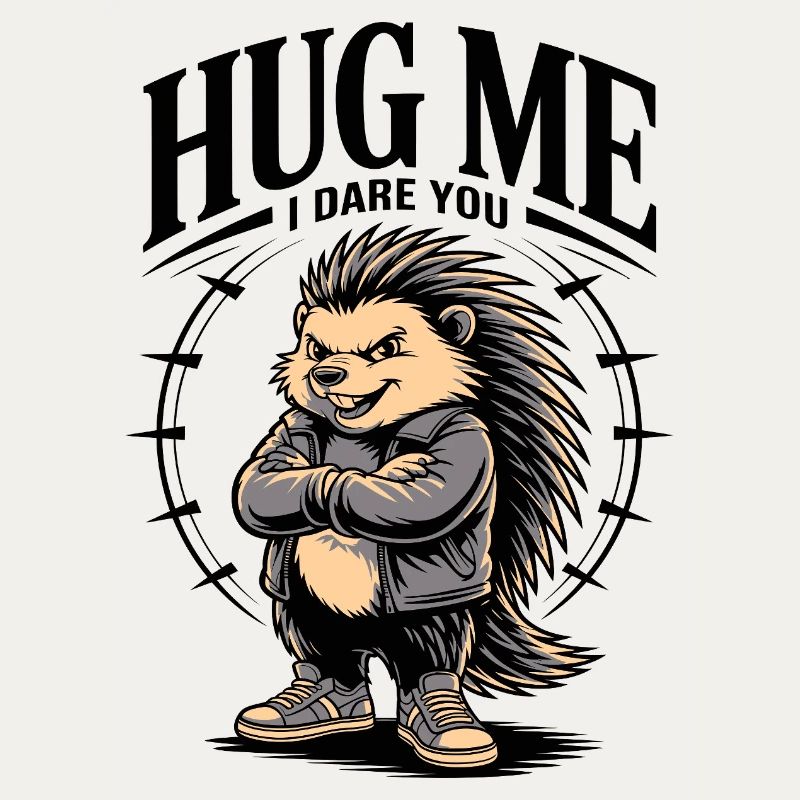 Umarme mich, ich fordere dich heraus, Igel