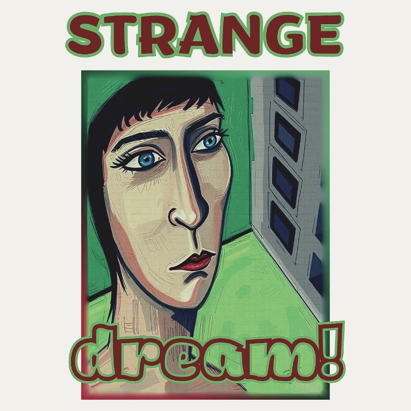 Psychedelic Portrait with Inspirational Text