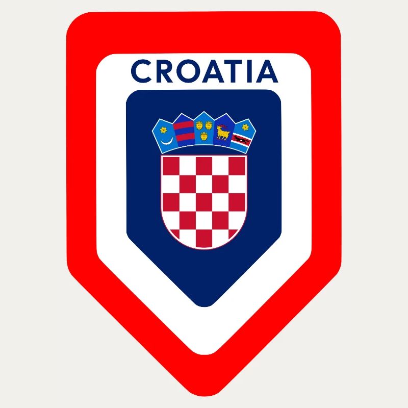 Kroatisches Wappen Emblem