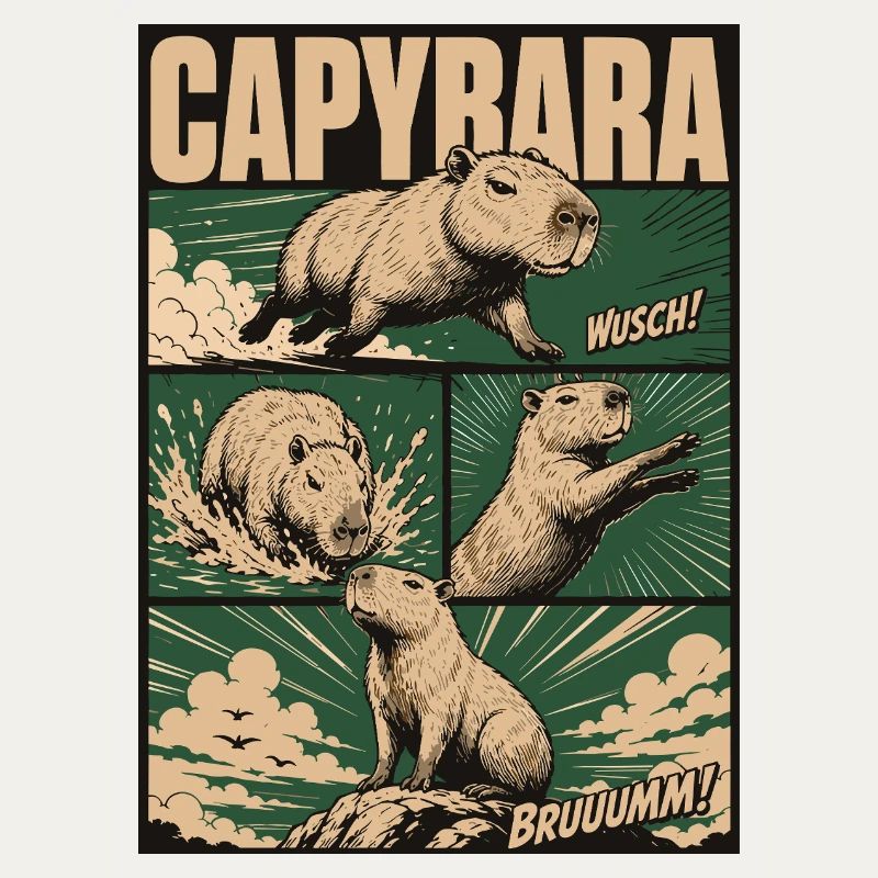Chilliges Capybara Comic