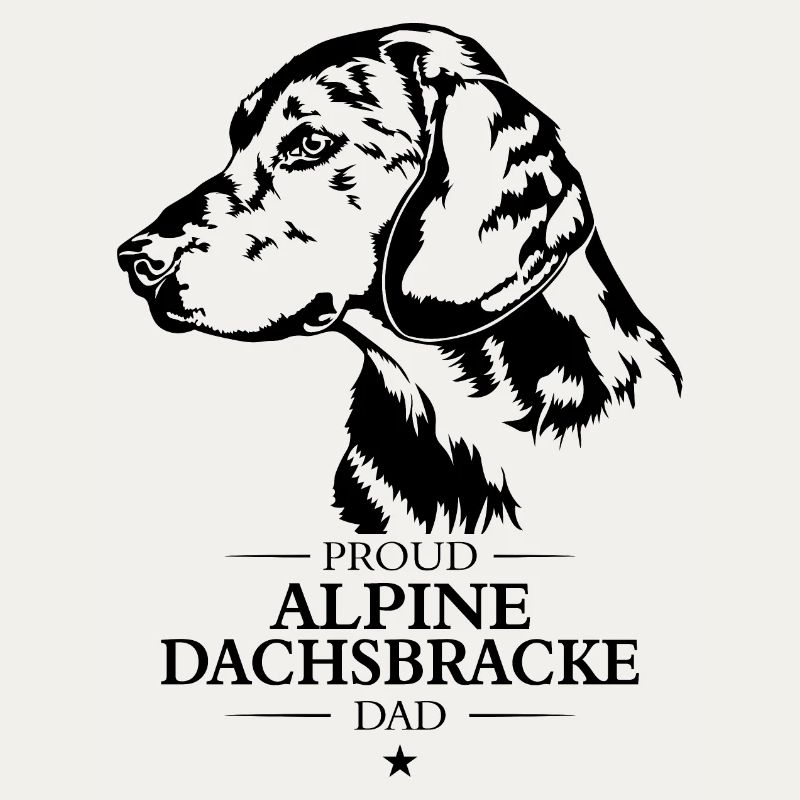 Proud Alpine Dachsbracke Dad Hunde Hund Wilsigns