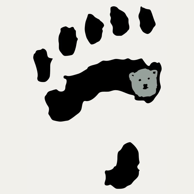 Eisbär + Tatze