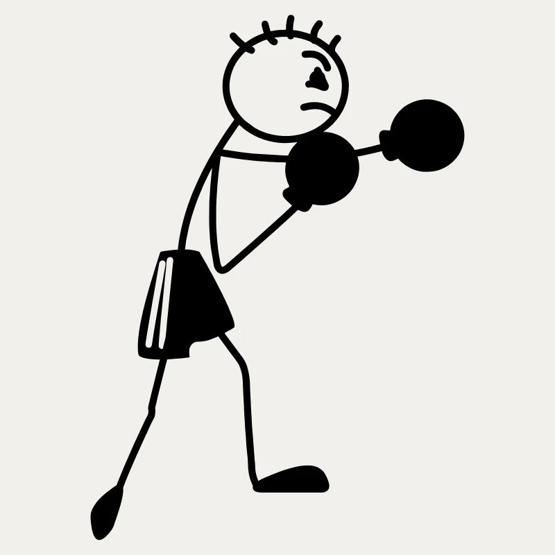 Boxfigur Strichmännchen