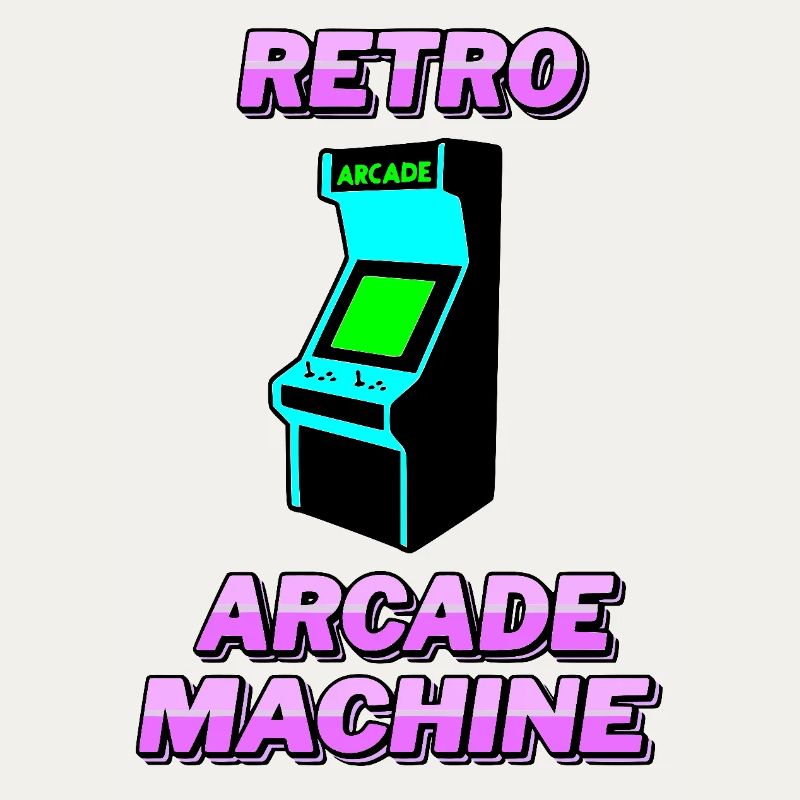Retro arcade machine
