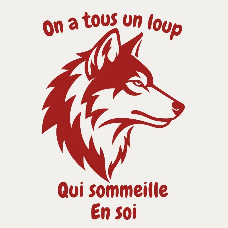 Schlafender innerer Wolf