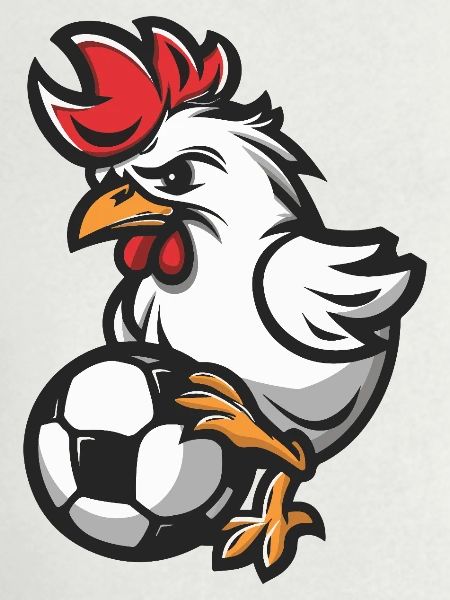 Hahn Fußball Comic