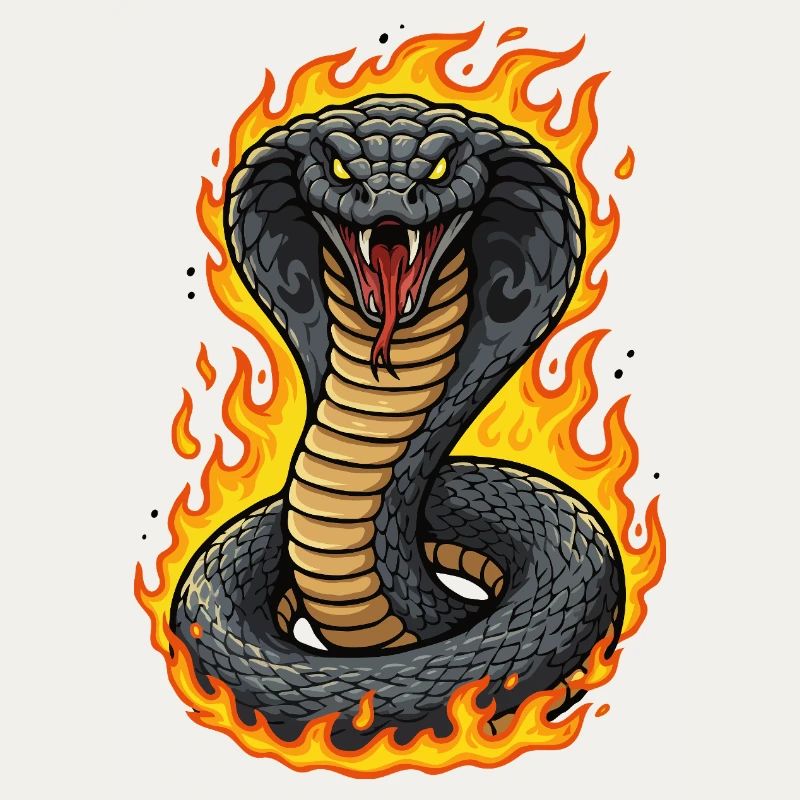 Cobra in Flames