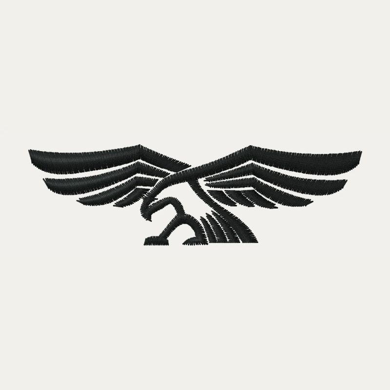 Aigle brodé